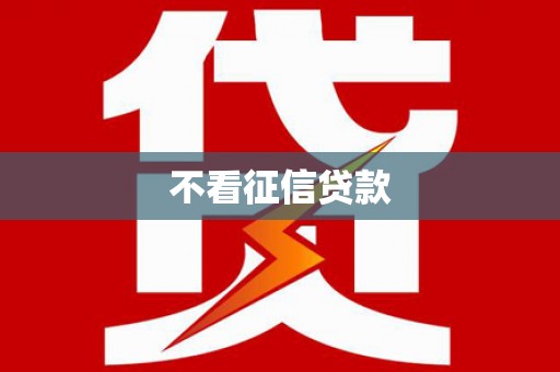 九原不看征信贷款