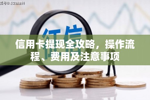 宣城信用卡提现全攻略，操作流程、费用及注意事项