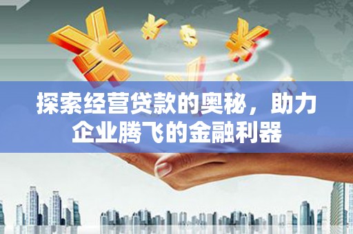 鲅鱼圈探索经营贷款的奥秘，助力企业腾飞的金融利器