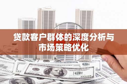 埔心贷款客户群体的深度分析与市场策略优化