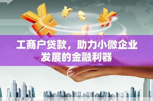 南召工商户贷款，助力小微企业发展的金融利器
