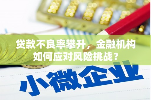 唐县贷款不良率攀升，金融机构如何应对风险挑战？