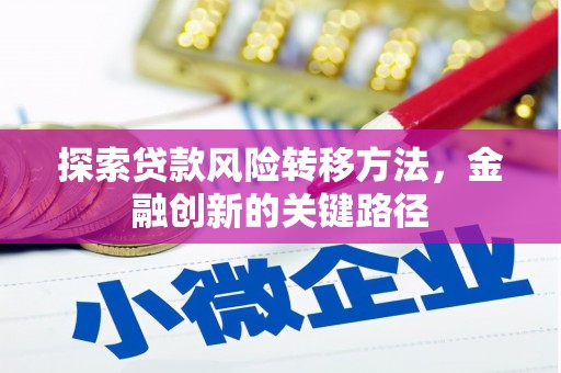 邓州探索贷款风险转移方法，金融创新的关键路径